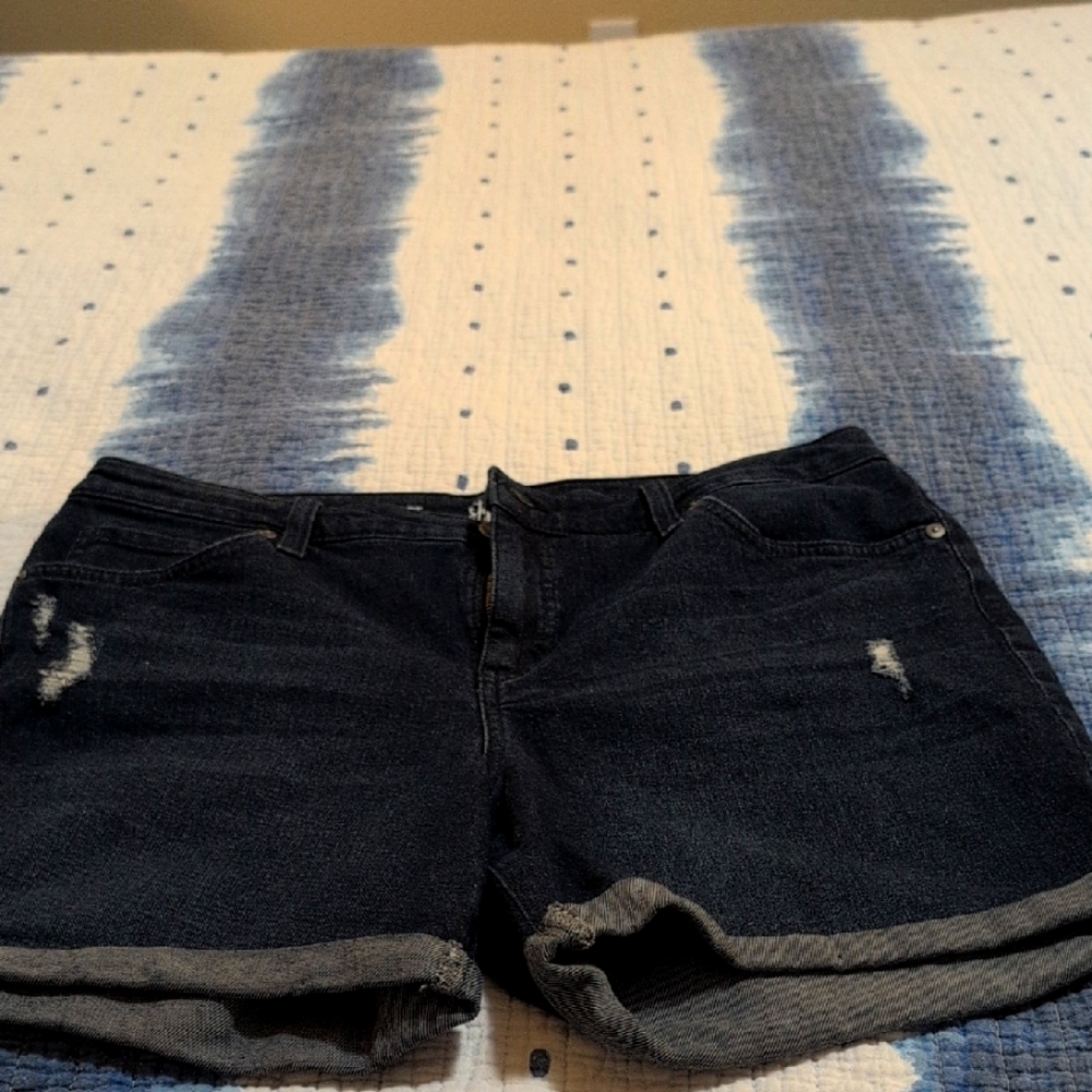 Style & Co. Midnight Blue Jean Shorts